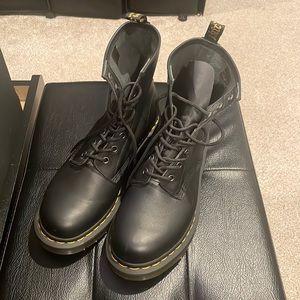 Size 10 womens, doc martens. Worn once. Good as new